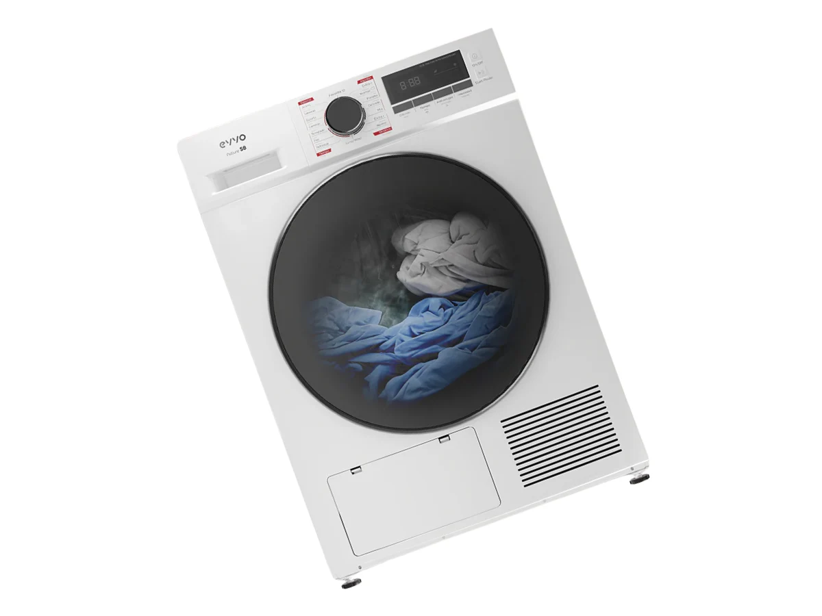 Técnico revisando secadora EVVO