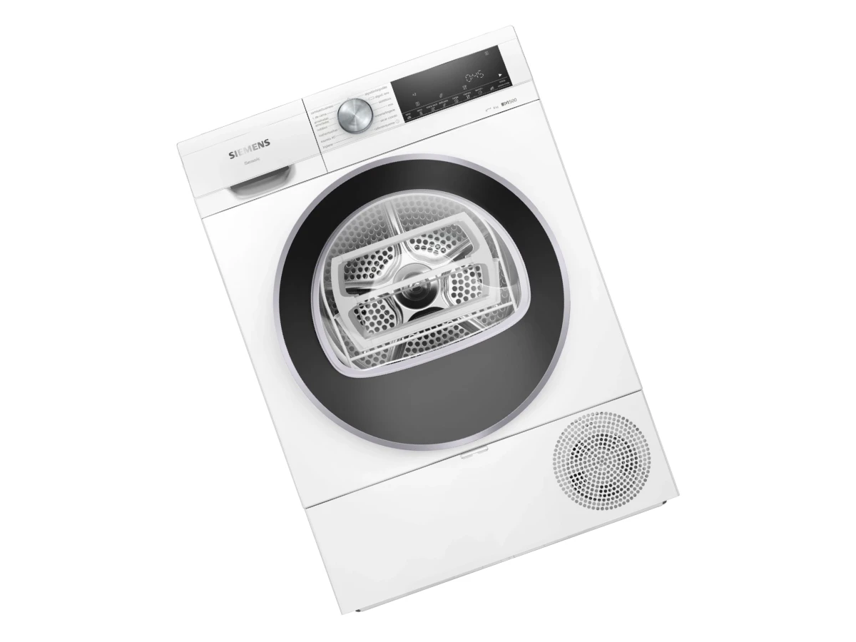 Técnico revisando secadora Siemens iQ500
