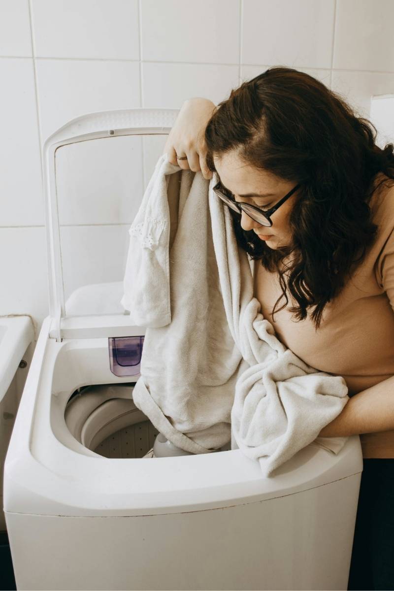 Using the prewash function of the washing machine