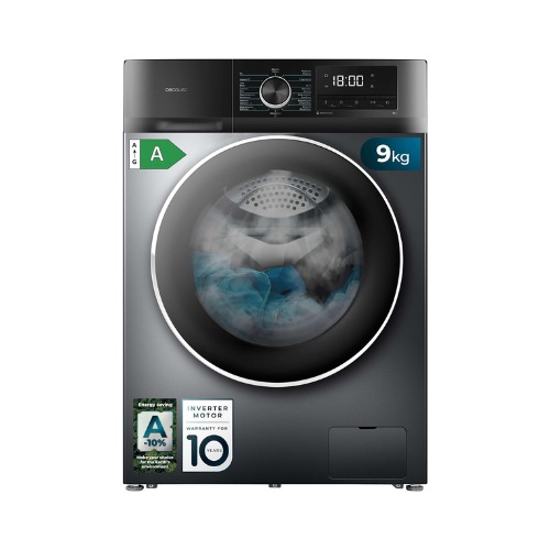 Lavadora Cecotec Bolero DressCode 9600 Inverter Steel