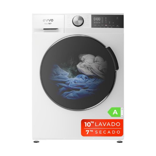 Secadora Evvo Nova Lavadora Secadora 10kg/7kg Blanca