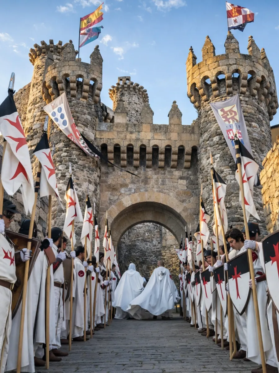 Image of the Templar Night in Ponferrada