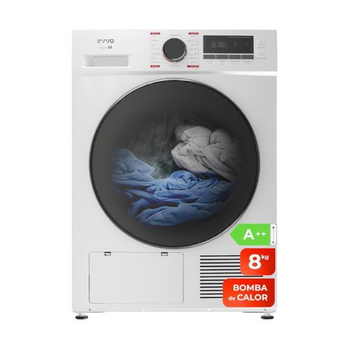Secadora Evvo Nature S8 Blanca (Bomba de Calor)
